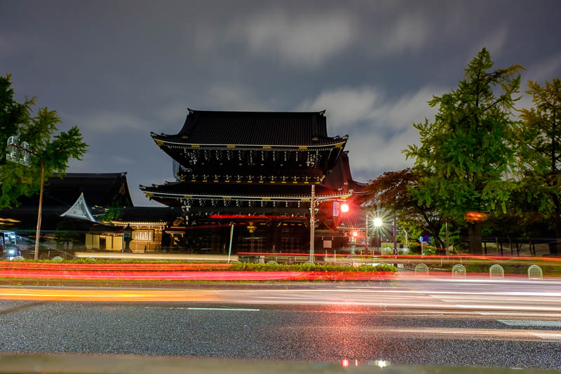 Back to Japan for even more - Oct and Nov 2017 - Here we have a long exposure of the temple on the main road between the station and the shopping area. You can take the subway 2 stops if you are lazy
