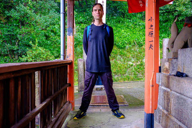 Back to Japan for even more - Oct and Nov 2017 - THE STANCE. I still dont look as wet as I was. Although the weight of water on my long sleeve t-shirt (appropriate rain attire?) really shows off my m