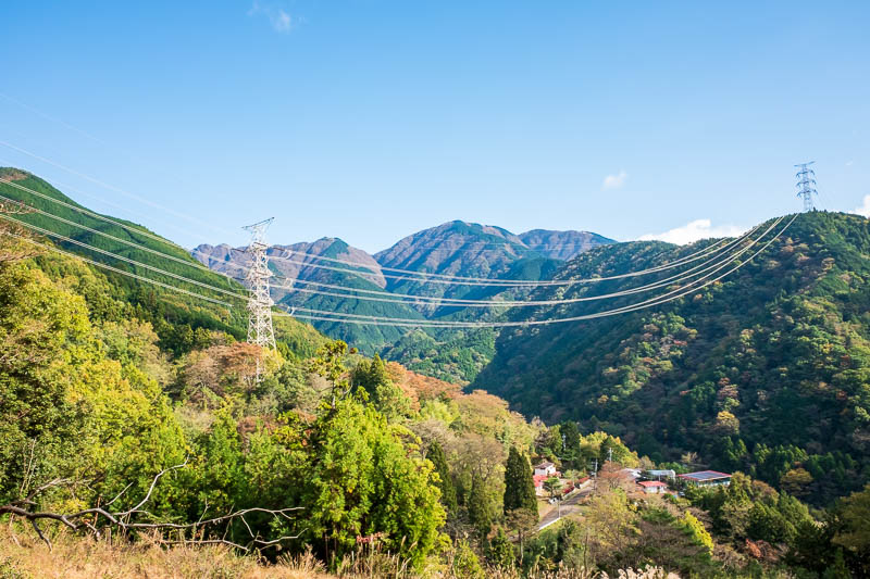 Back to Japan for even more - Oct and Nov 2017 - Those arent actually where I was going, I think mine are around to the left up the valley, I hate the wires.