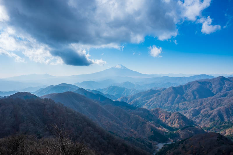 Japan-Hiking-Mount Tanzawa-Shibusawa - OK, one more because of the awesome clouds!