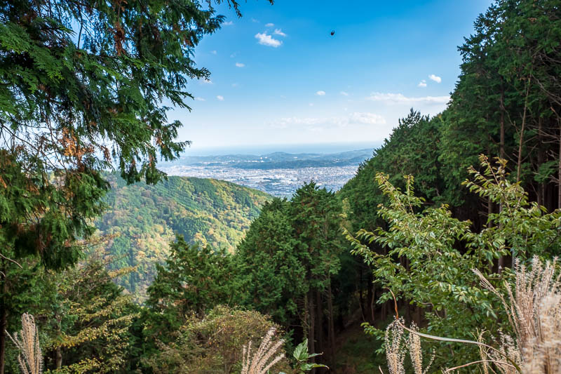 Japan-Hiking-Mount Tanzawa-Shibusawa - And as promised, heres the same photo I took on the way up showing the sizeable city of Shibusawa.