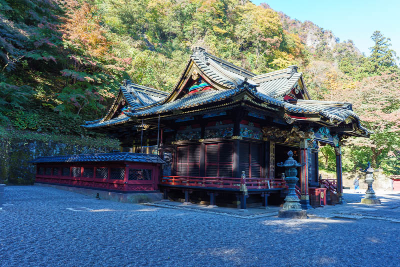 Of course I am back in Japan yet again - Oct and Nov 2018 - The main shrine is small but colorful. Hard to photograph due to the dark shadows, blazing sunshine.