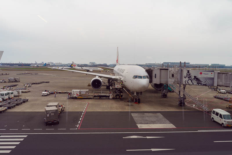 Of course I am back in Japan yet again - Oct and Nov 2018 - Best photo I could get of my plane. It was all but full, I had a spare seat next to me though. JAL domestic have managed to squeeze the dreaded 10 abr