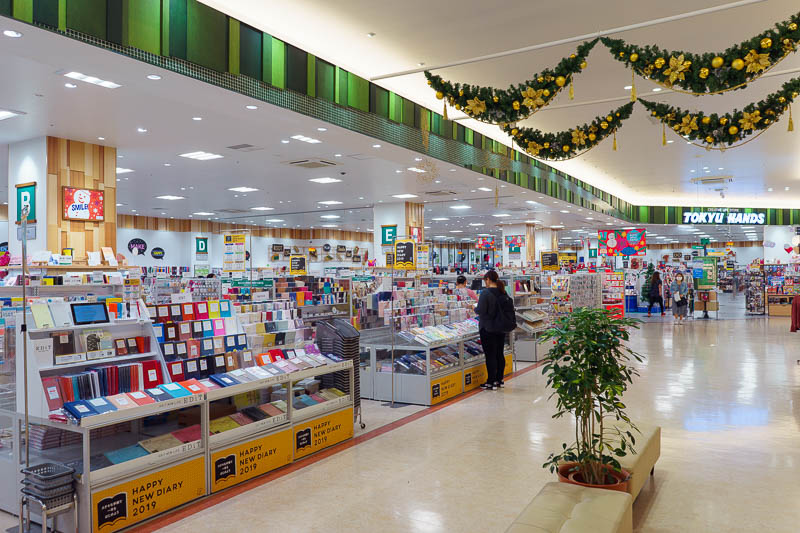 Japan-Okinawa-Naha-Castle - It had all the Japan favorites, including Tokyu Hands. It extends a long way around the corner.