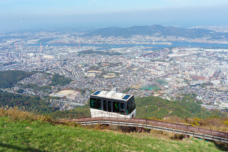 Of course I am back in Japan yet again - Oct and Nov 2018 - Apparently if you are very lazy you change cable cars halfway up, just to make sure you dont walk at all. I noted everyone on board has hiking gear. W