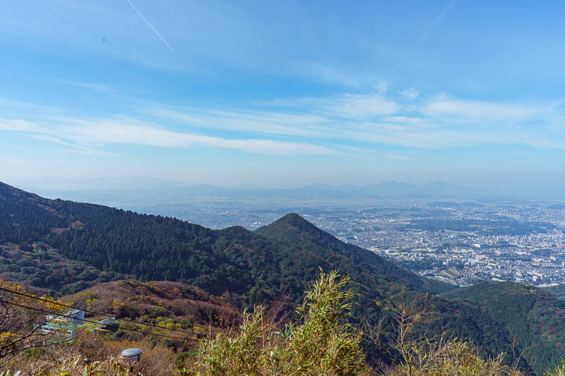 Japan-Kitakyushu-Sarakurasan-Hiking - This view inspired me to find a path along the peaks rather than heading straight back down. I was very glad I did. A Japanese man had about 200 quest