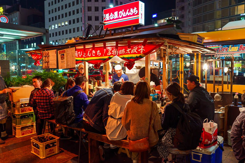 Of course I am back in Japan yet again - Oct and Nov 2018 - Its the final YATAI! I tried to go to one for dinner last night, but they all seemed to only be selling skewers of meat. Not really a meal in my opini