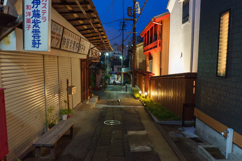 Of course I am back in Japan yet again - Oct and Nov 2018 - This narrow street used to be all Chinese opium traders.