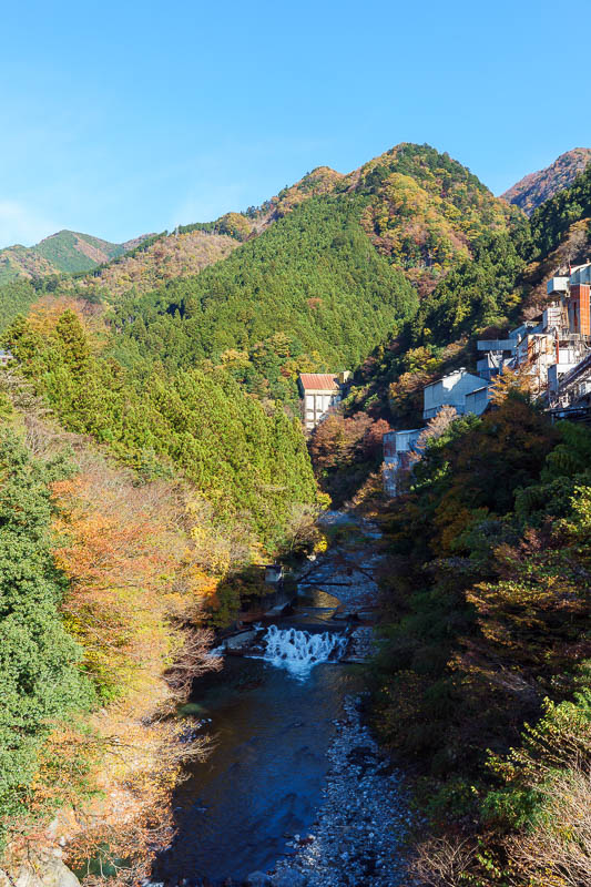 Of course I am back in Japan yet again - Oct and Nov 2018 - Before heading up the road to the trail I checked out the little town of Okutama. They had numerous hiking stores.