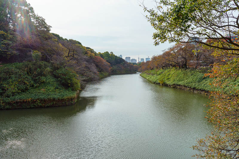 Of course I am back in Japan yet again - Oct and Nov 2018 - Here is another one of the moat around the castle. Notice the terrible lense flare at the left? I dont care. Maybe attaching my lense hood would fix t