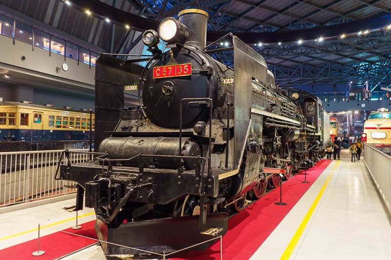Japan-Tokyo-Kawagoe-Museum - There are also older trains to look at, but the focus is on the post steam era.