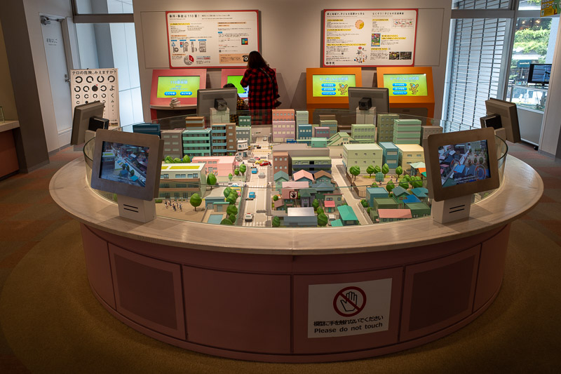 Japan for the 9th time - Oct and Nov 2019 - Here is part of the police museum where you can take photos. I think its an interactive computer game for kids. They also have a section for kids to d