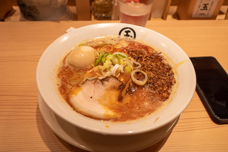 Japan-Tokyo-Station-Ramen - I selected a place with a medium length line, maybe 10 people, bought my ticket and waited for some delicious ramen. It was supposed to be very spicy 