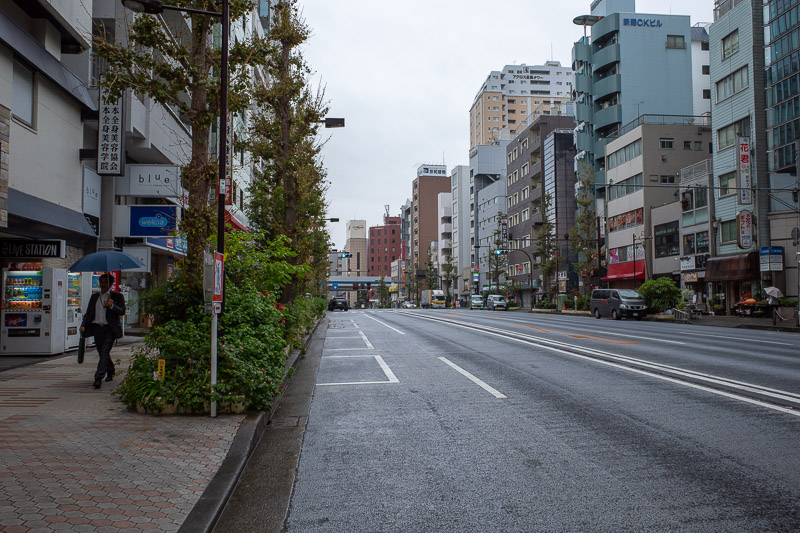 Japan for the 9th time - Oct and Nov 2019 - It is raining on the streets of Meguro.