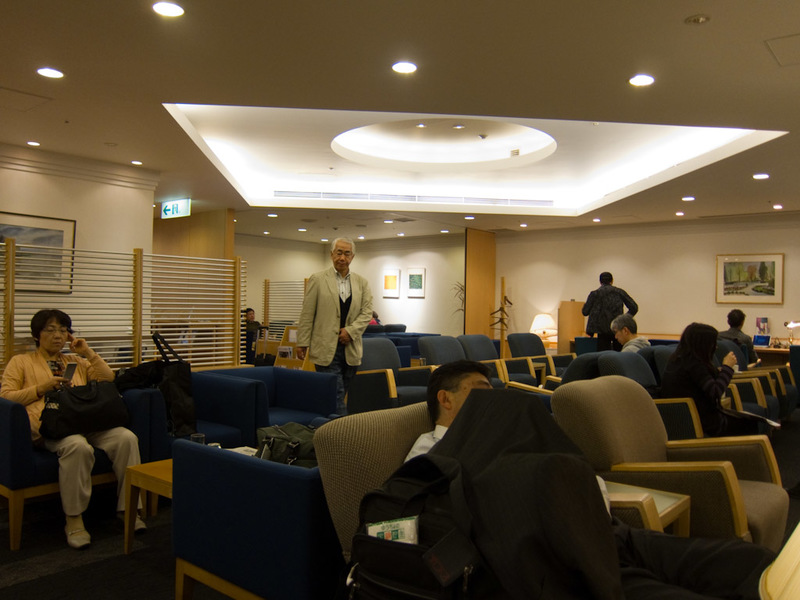 Japan and Taiwan March 2012 - This is the Cathay Pacific lounge. It is without a doubt the worst airline lounge I have ever been to in the world. By comparison, Launceston in tasma