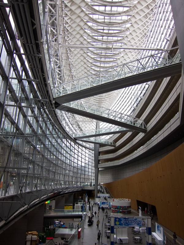 Japan-Tokyo-Garden-Ginza-Ramen - This is called the Tokyo International Forum. A very impressive construction, but as far as I can tell it has zero floor space?