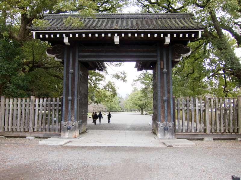 Japan-Kyoto-Nijo-Castle-Ramen - This is one of the gates to the imperial palace gardens. Apparently this is the reserve palace for the emperor in case Tokyo gets destroyed again.