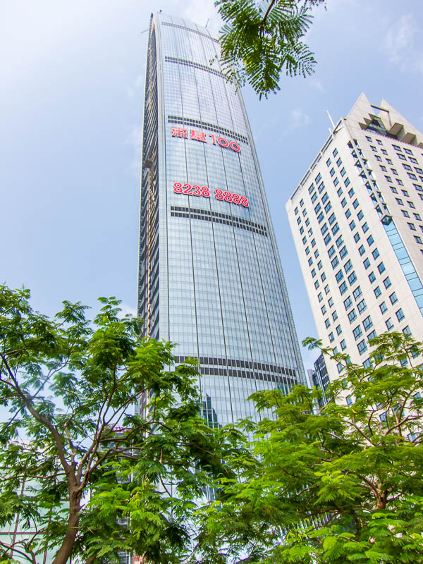 China-Shenzhen-Mall-Daytrip - An impressive huge new building, 100 storeys.