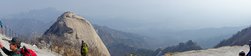 Korea-Seoul-Hiking-Bukhansan-Baegundae - Todays panorama. Probably redundant, but here it is.