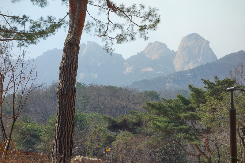 Korea-Seoul-Hiking-Bukhansan-Baegundae - And finally, since I got no shot of it at the start of the day, thats the rocky peaks I ascended.