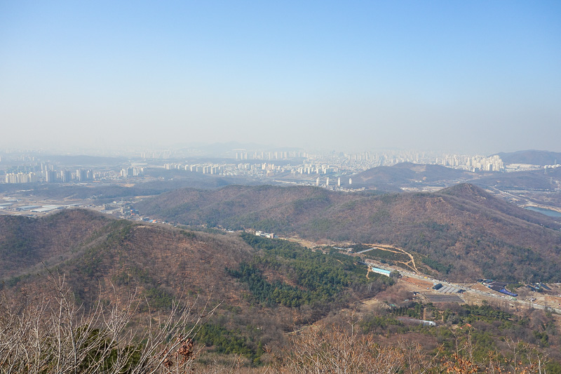 Korea again - Incheon - Daegu - Busan - Gwangju - Seoul - 2015 - Non panorama photo from the top.