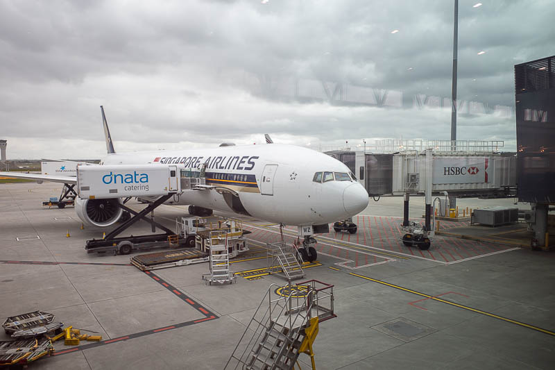 Melbourne-Airport-Singapore Airlines - My plane today will be a Boeing 777.