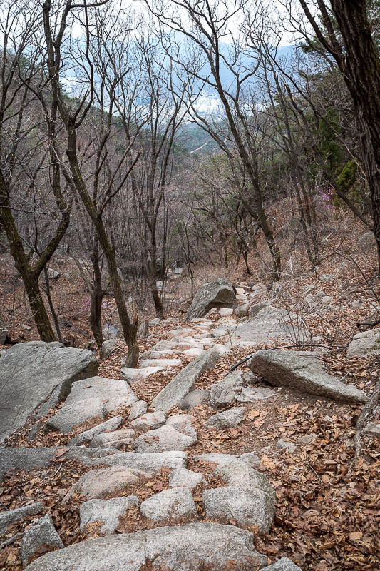 Korea-Seoul-Hiking-Suraksan - So many rocks.