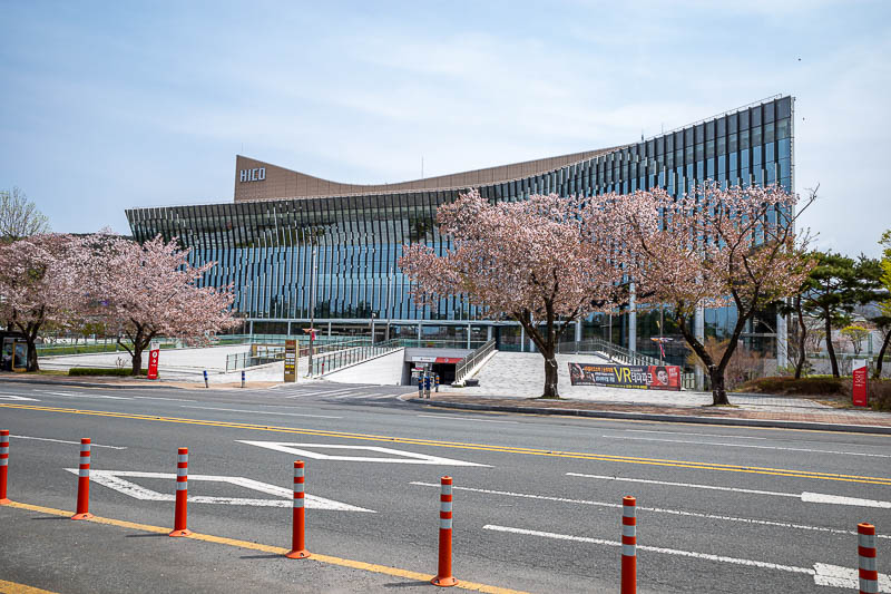 Korea-Gyeongju-Wolseong-Bomunho - OMG it is the convention centre where the APEC summit will be held. You can pay to go in and see the seats they are planning to install.