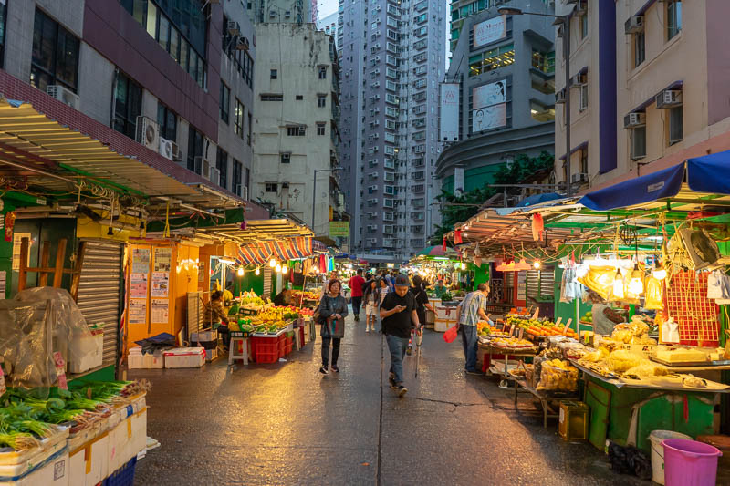Hong Kong-Mong Kok - Another market, I like the markets, they make for good photos.