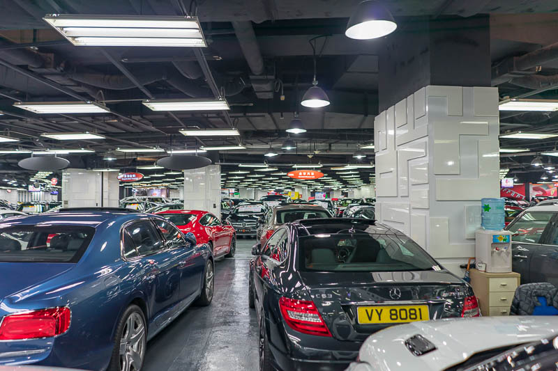 Korea - HK - China - KORKONG! - Then things got even weirder. Basement 3 is a huge car yard. Lots of different dealers. Lots of supercars. I fled pretty quickly as there were some sh
