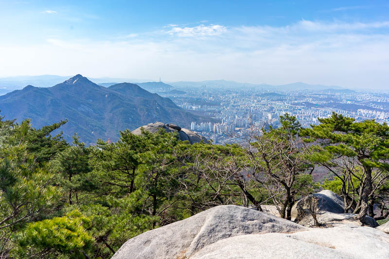Korea-Hiking-Suraksan - There is Seoul. A bit of it anyway. Over 20 million people live in the greater metro area.