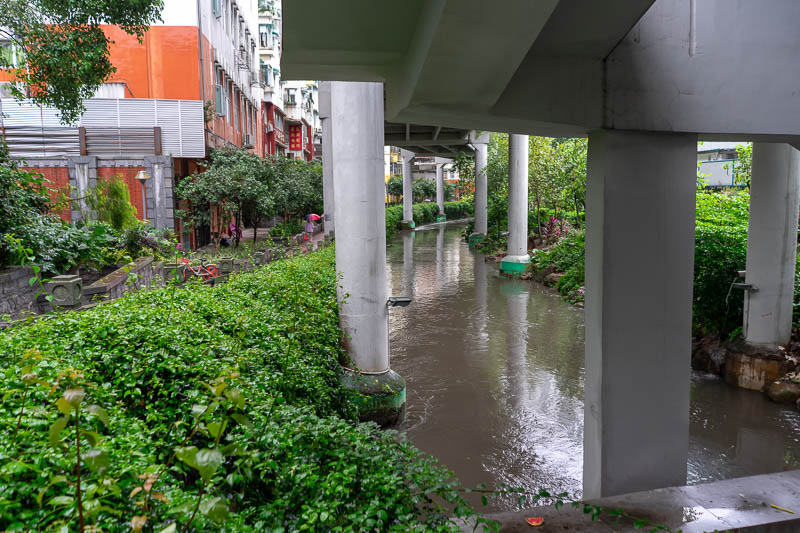 China-Guangzhou-Architecture - I was mindful of not getting washed away in a flood. It does happen!