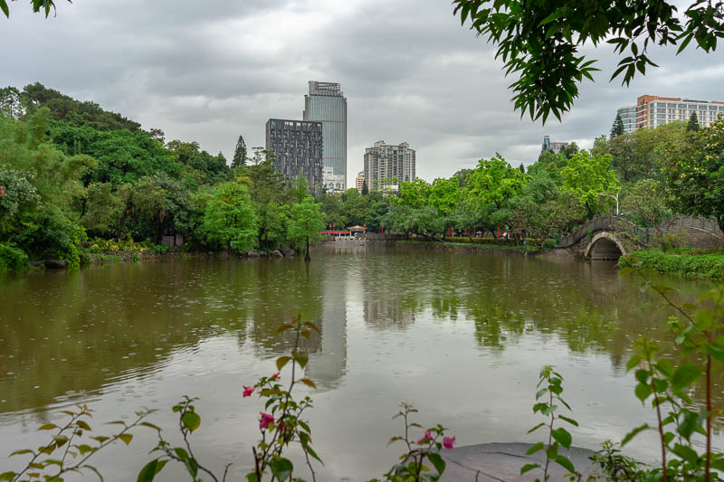 China-Guangzhou-Architecture - The park is large and quit nice. However nearby is the largest park in any Chinese city. I will go there on a nicer day.
