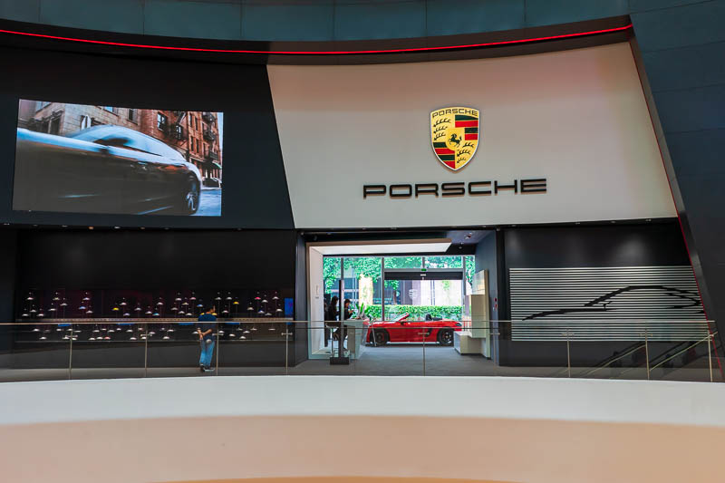 China-Guangzhou-Architecture - This mall is so fancy it has a Porsche dealership inside the mall.