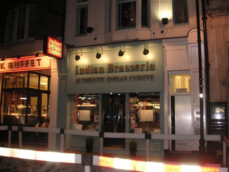 England-London-Thames-Picadilly Circus - Heres where I ate, it was very average.