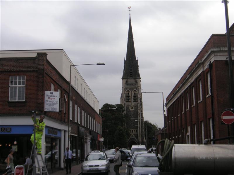 England-Brentwood-High Street - A random churchy looking thing.