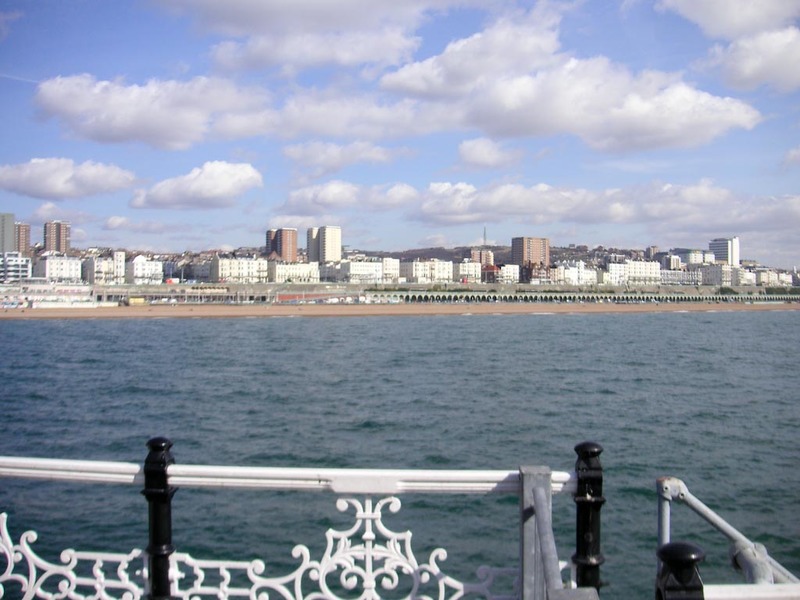 England-Brighton-Jetty-Beach - boring cityscape shot.