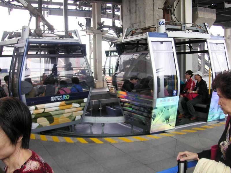 Hong Kong-Cable Car-Buddha-Po Lin - My cable car.