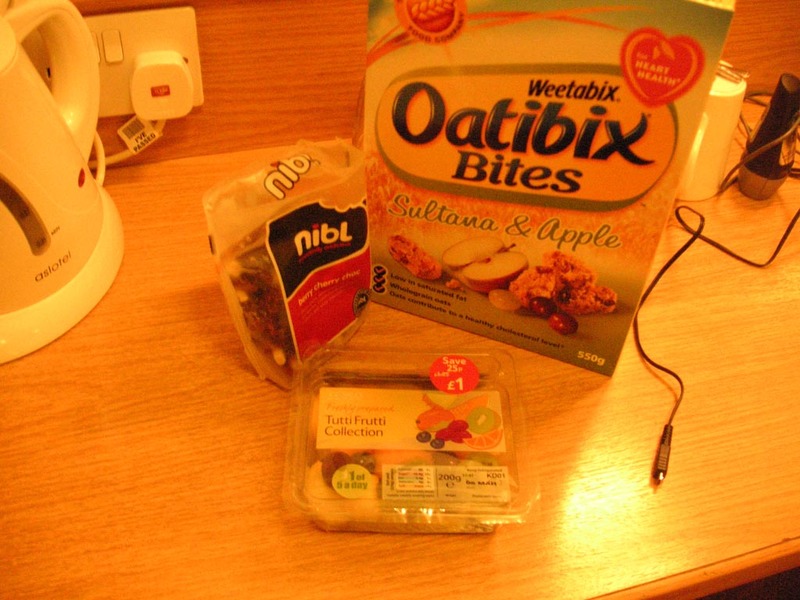 London again then Hong Kong - February 2010 - Heres my breakfast and snacks, weetabix is the UK version of weetbix as we call it in oz. Weetbix is over 9000 times better than weetabix and thats a 
