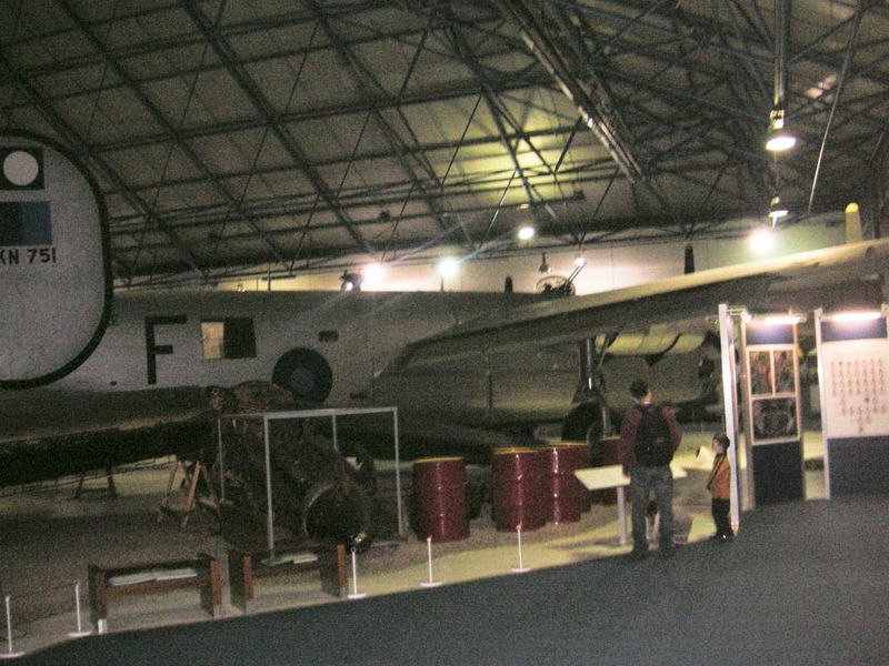 England-London-Air Force Museum - A huge world war 2 bomber, forget what but its not a lancaster (they had those also), strange thing about this one is it was presented to the museum b