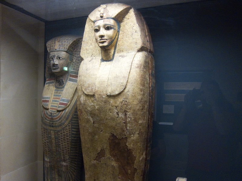 France-Paris-Museum-Louvre - Now I am in the stuff stolen from Egypt by Napoleon section. This is Osiris or Merenptah or similar.