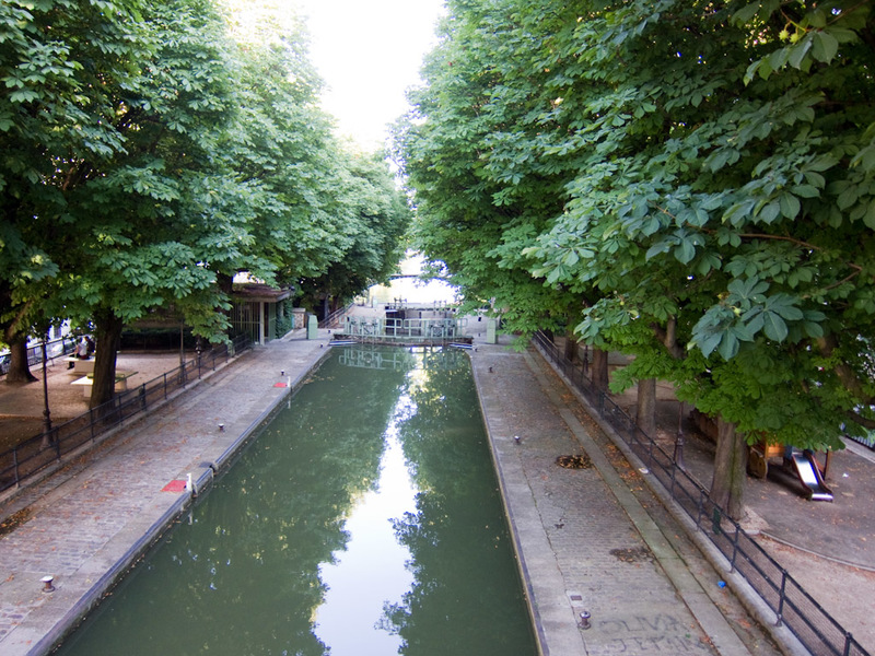 London 3 - June/July 2010 - There is a canal system running through central paris, complete with locks to allow barges through.