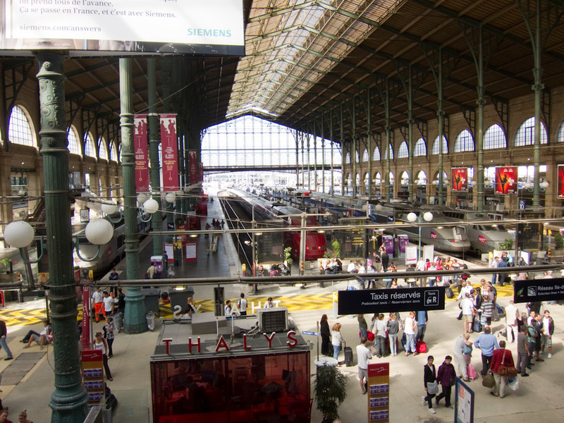 London 3 - June/July 2010 - Heres Gare du Nord station, I took this photo whilst waiting in line.