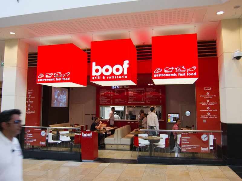 London 3 - June/July 2010 - BOOF, gastronomic fast food. Boof is welsh for eat, its one of only 3 words with any vowels.