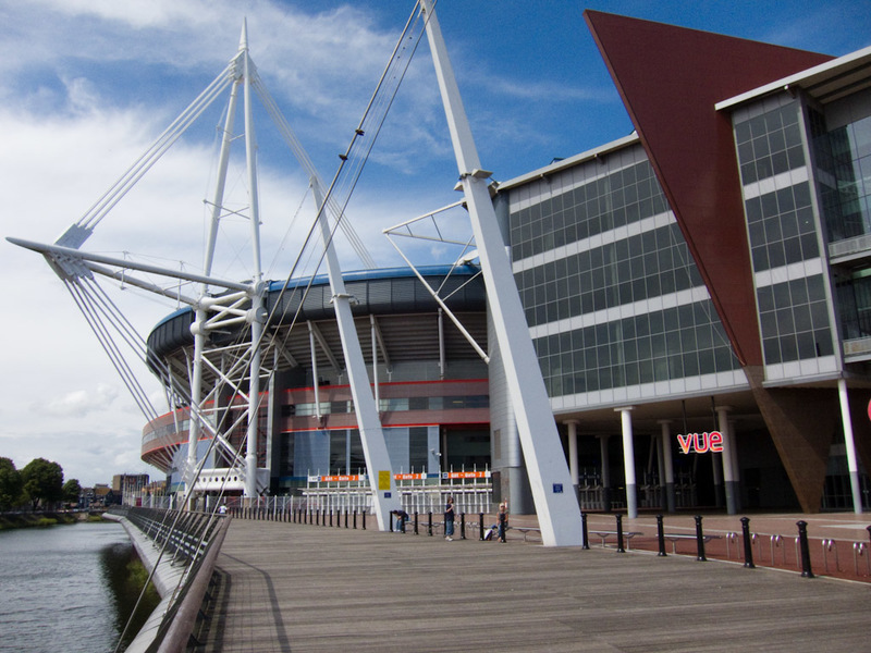 London 3 - June/July 2010 - The famous Millennium stadium, completed in 2002.