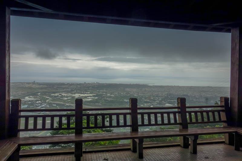 News and general updates - Here is a view of Hualien...in the rain. I got more saturated on this day than any other day except the day I got ultra saturated running a lap of Sun
