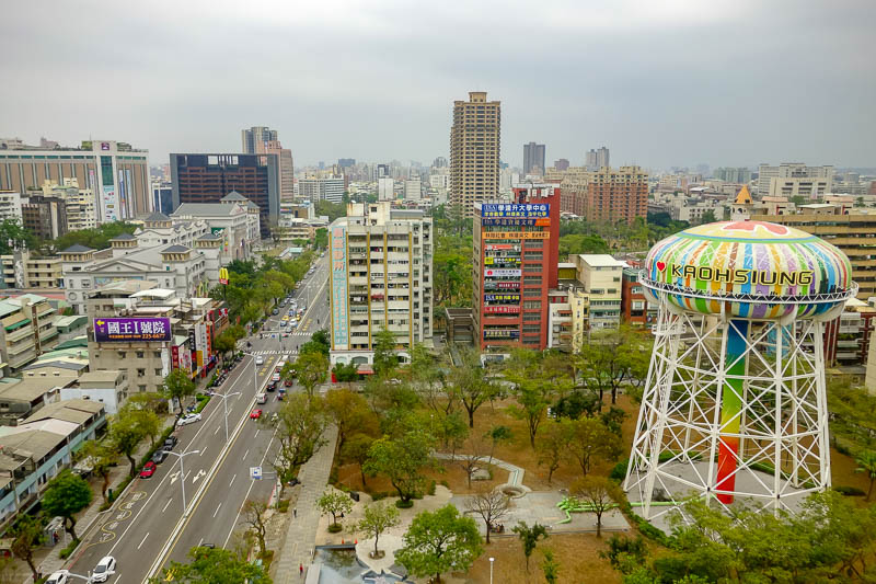 News and general updates - Kaohsiung is a city I enjoyed on a previous visit, and I enjoyed it again this time. I stayed in the same hotel and had the same view, here it is.