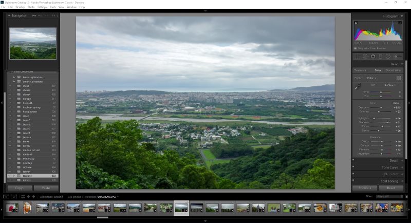 News and general updates - Here is what Adobe Lightroom looks like in 2019. This is after I have gone through and rejected all the unused photos from my Full Lap of Taiwan trip 