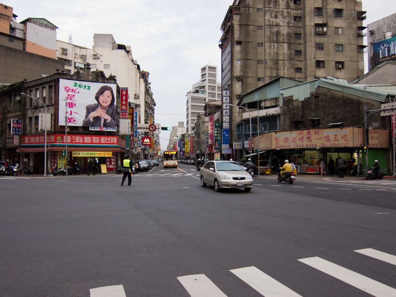 Taiwan-Taipei-Ximending-Taipei - This is just a typical street where I stopped to watch traffic go past, the street goes on forever and ever into the horizon. I made a video of the hi