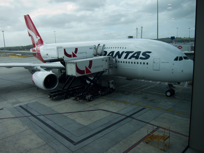 Hong Kong-Airport-Airbus A380 - Bonus Melbourne photo, because I know everyone loves photos of planes as much as me. Heres a Qantas A380 that just arrived, I was checking its engines
